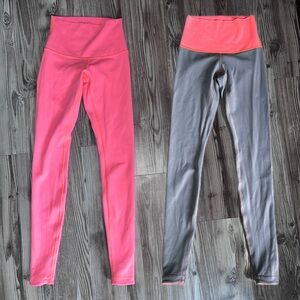 Lululemon Reversible High Times Pant Grapefruit / Slate